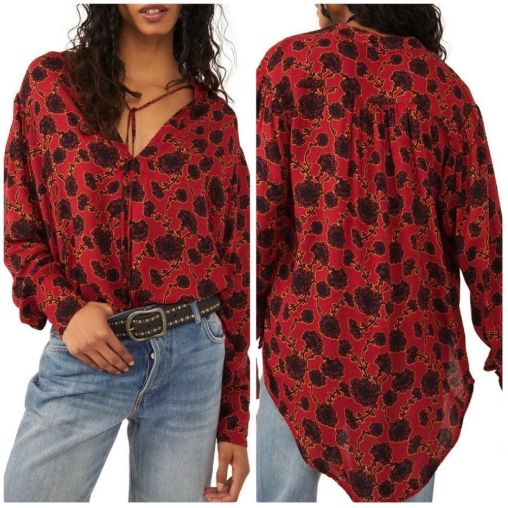 Sale ❗️Floral Long Sleeve Top Tunic
